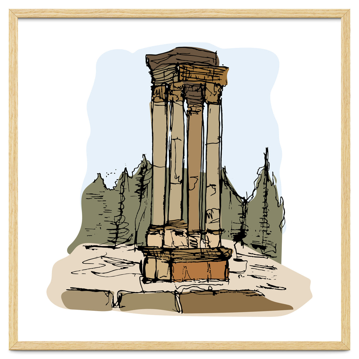 Anjar Tetrastyle, Lebanon