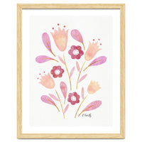 Watercolour Tulips | Pink