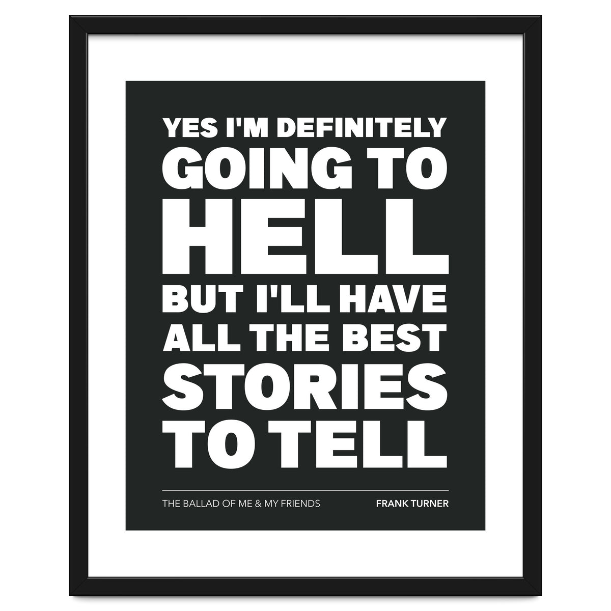 Frank Turner - The Ballad Of Me & My Friends