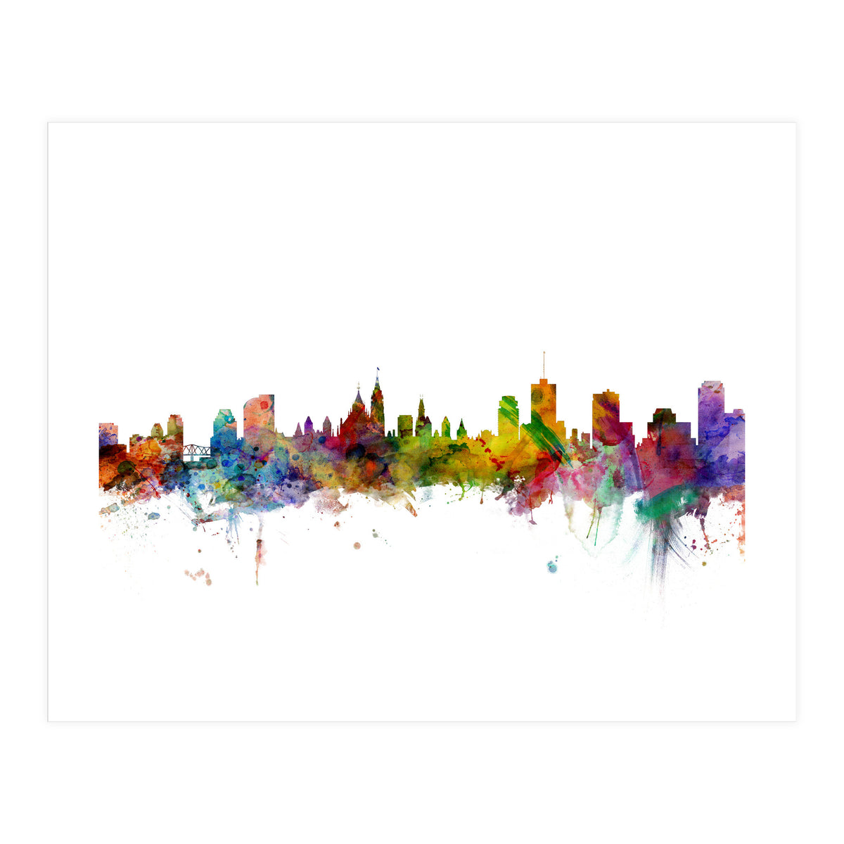 Ottawa Canada Skyline (Print Only)