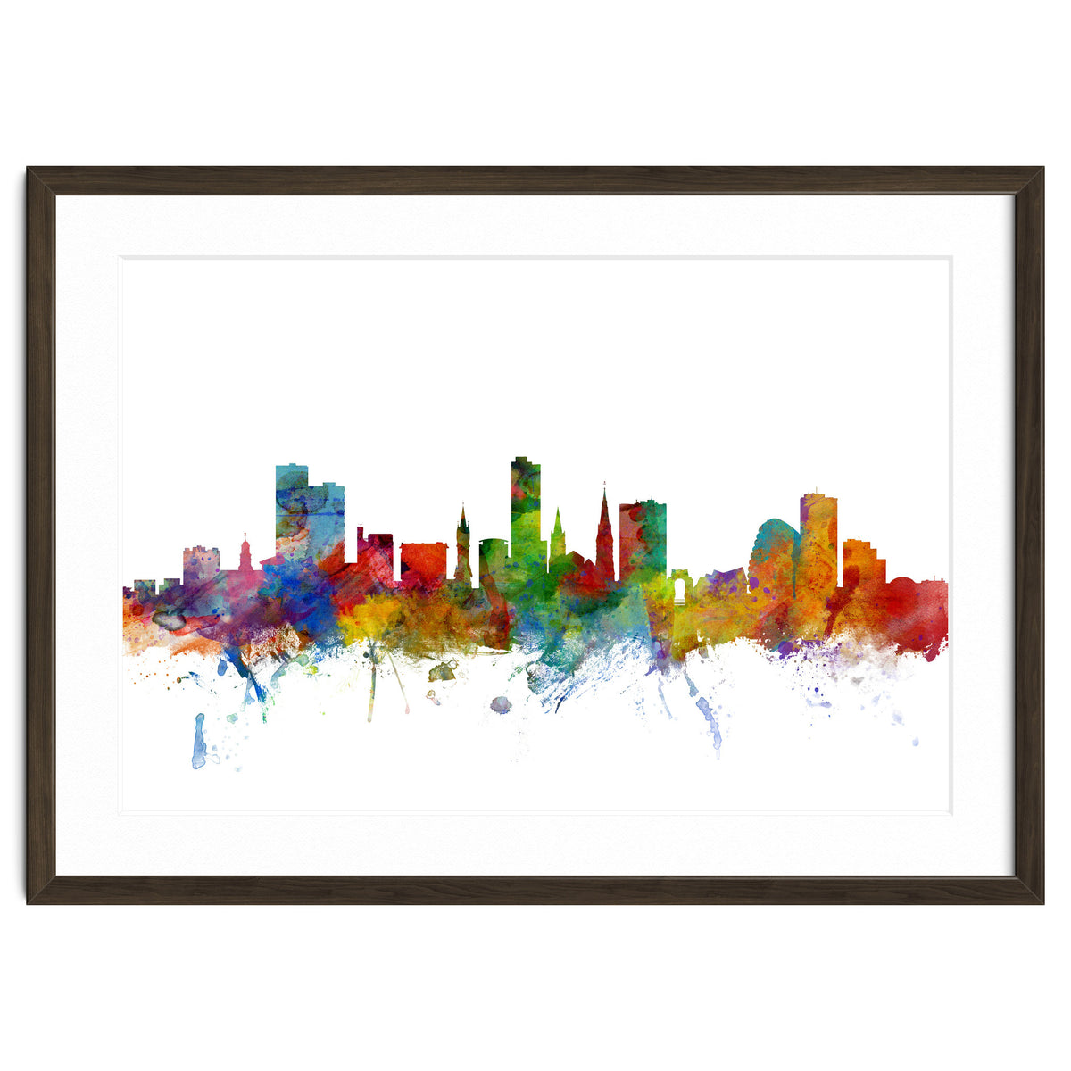 Leicester England Skyline