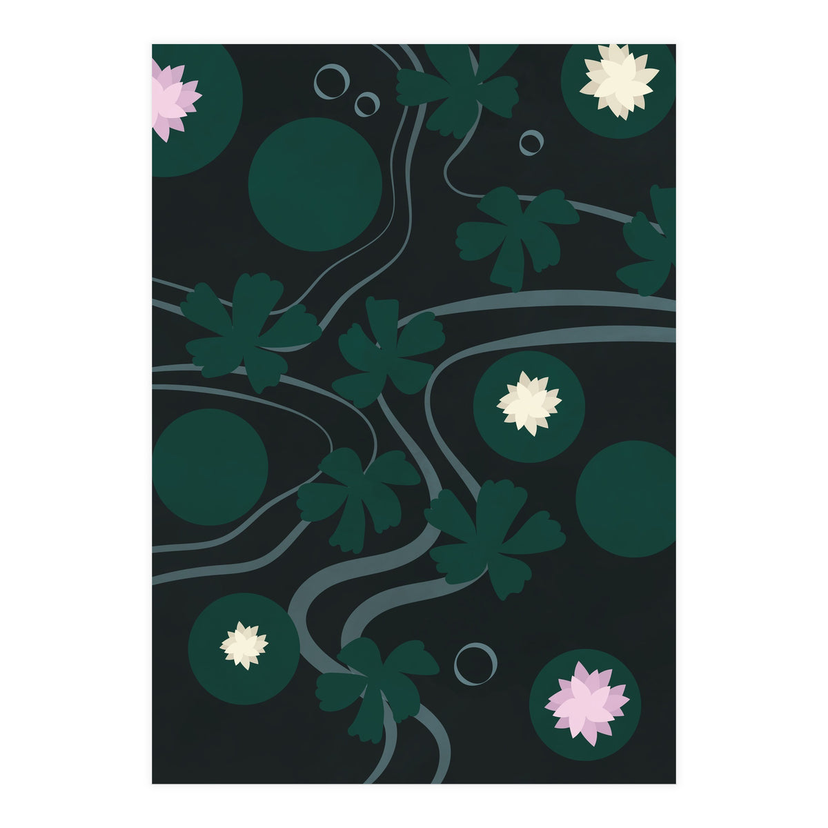 Lake At Night (Print Only)