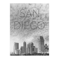 SAN DIEGO Skyline | Text (Print Only)