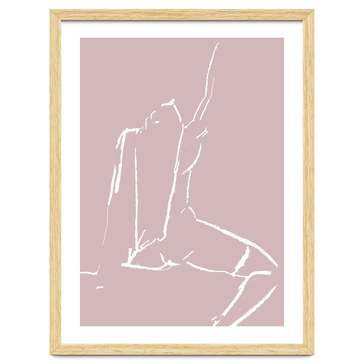 Seated Woman Pink