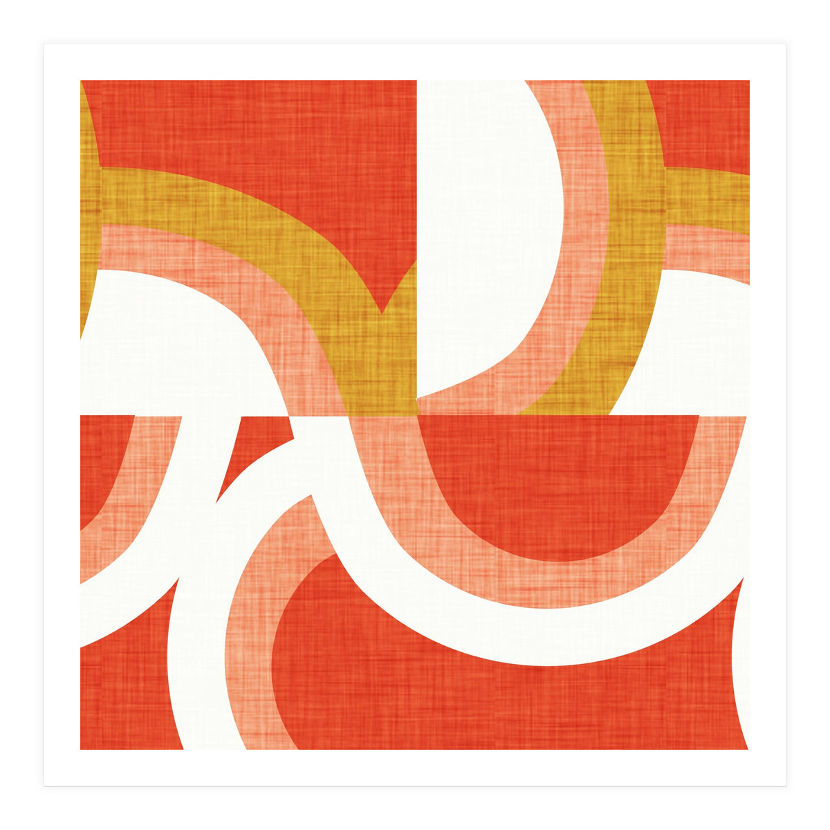 New Mid Mod Freeway Orange  (Print Only)