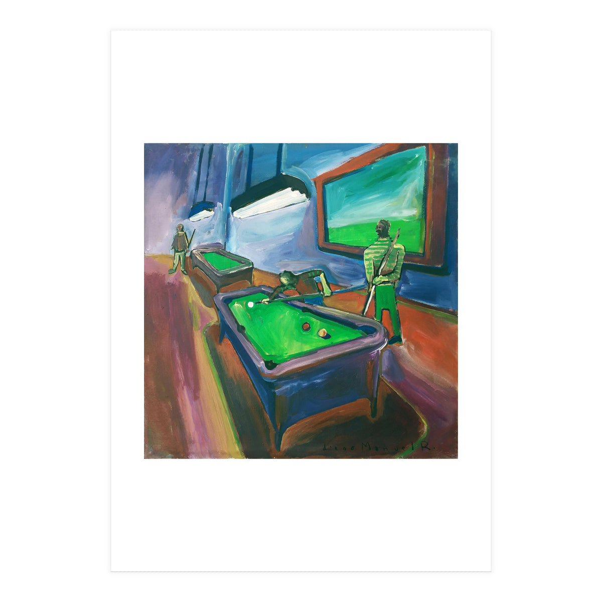 Noche De Pool (Print Only)