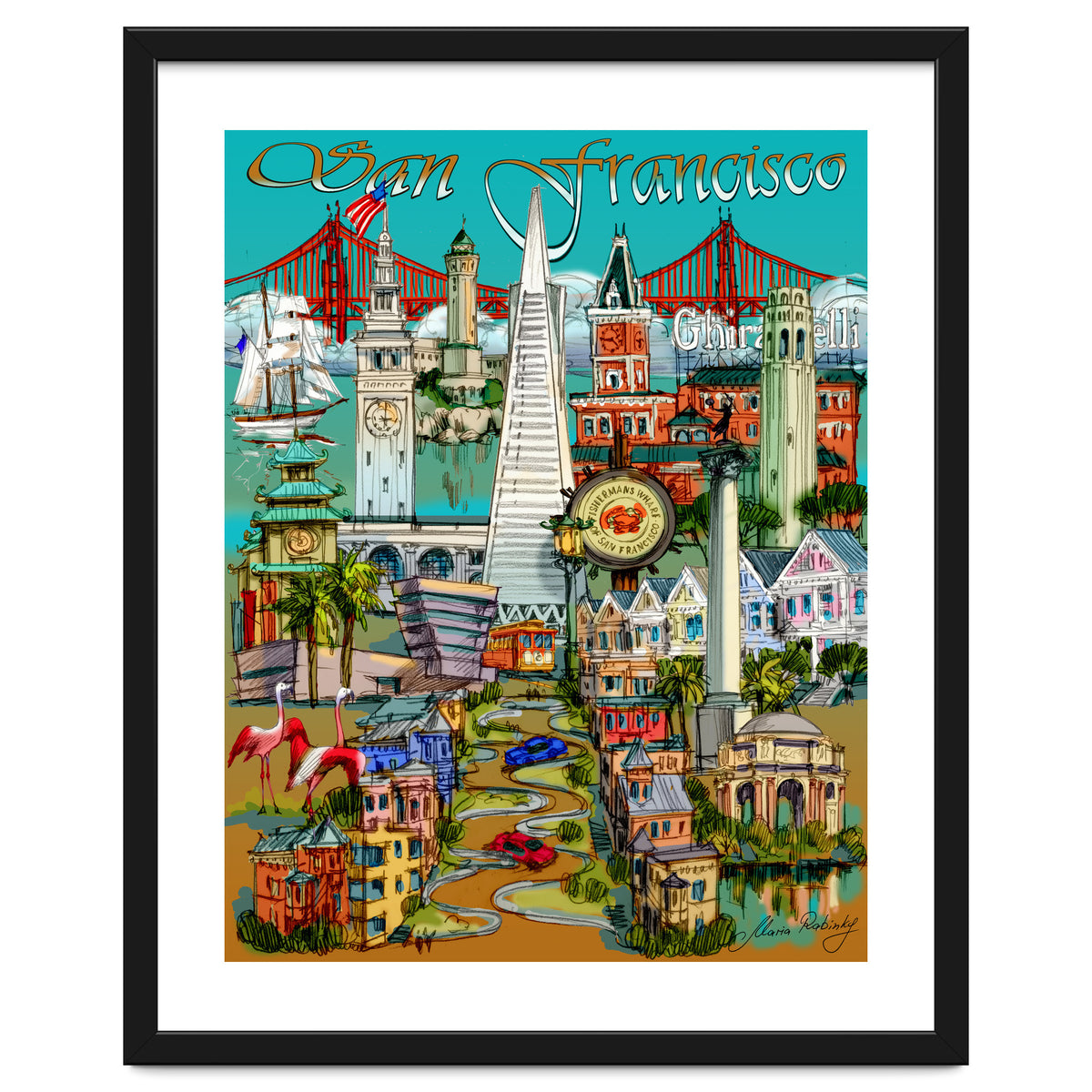 San Francisco Illustration