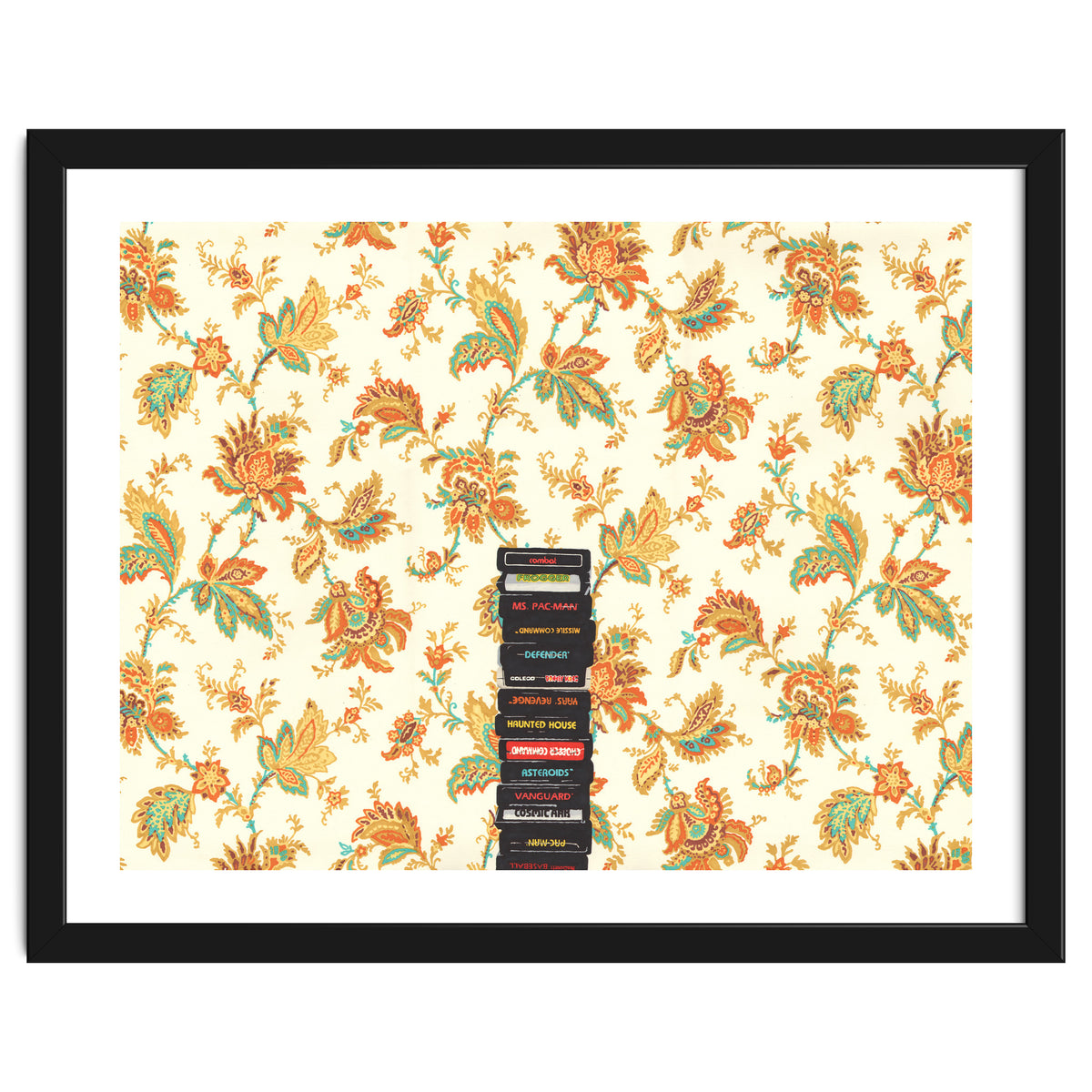 Atari & Flower Wallpaper