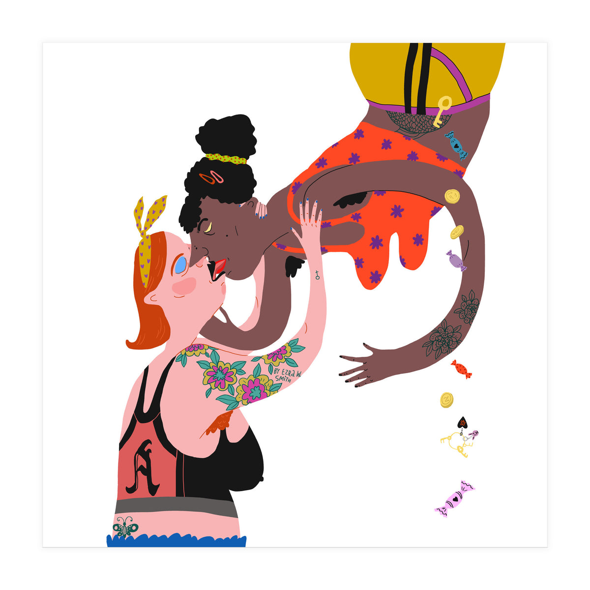 Hello Kiss (Print Only)