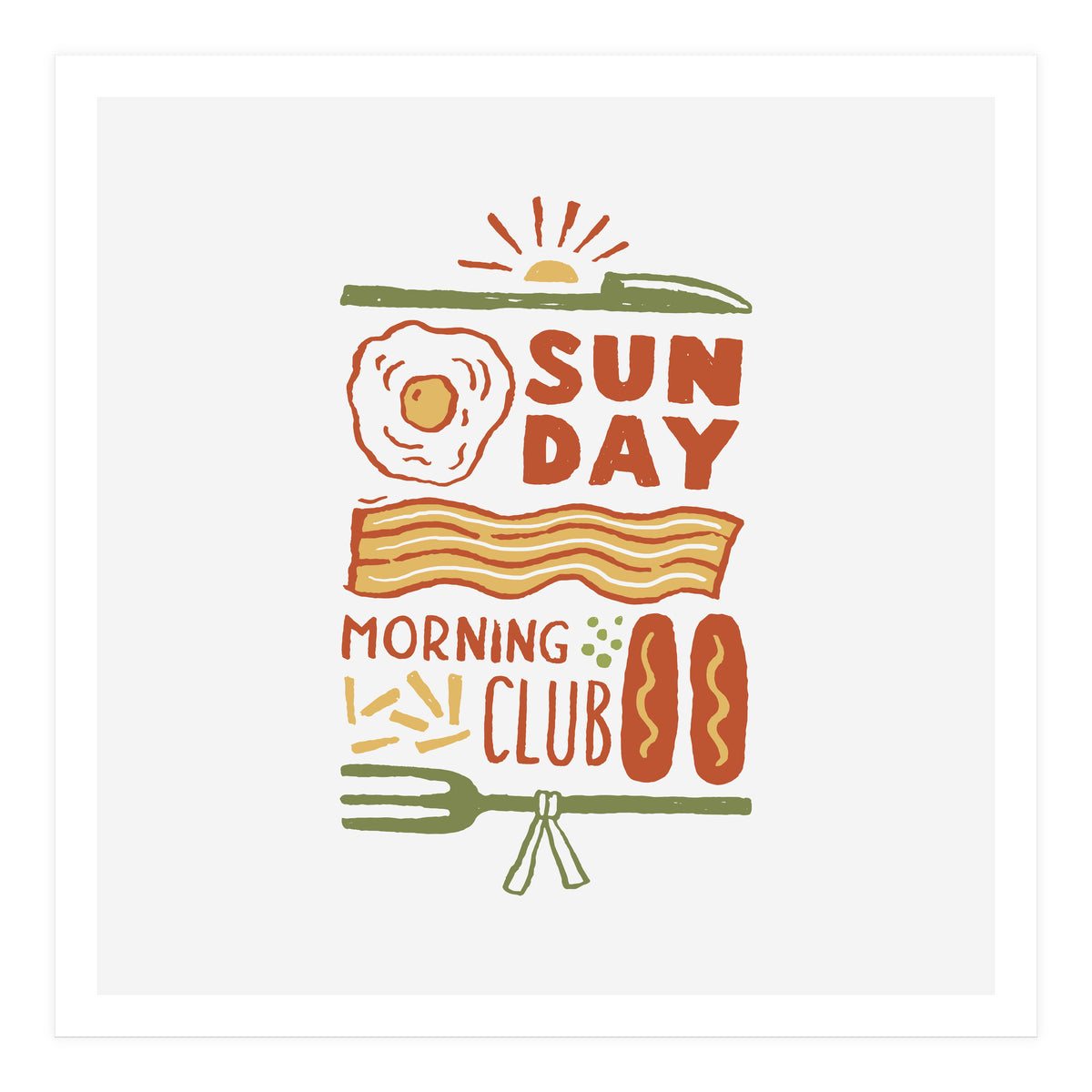 Sunday Club (Print Only)