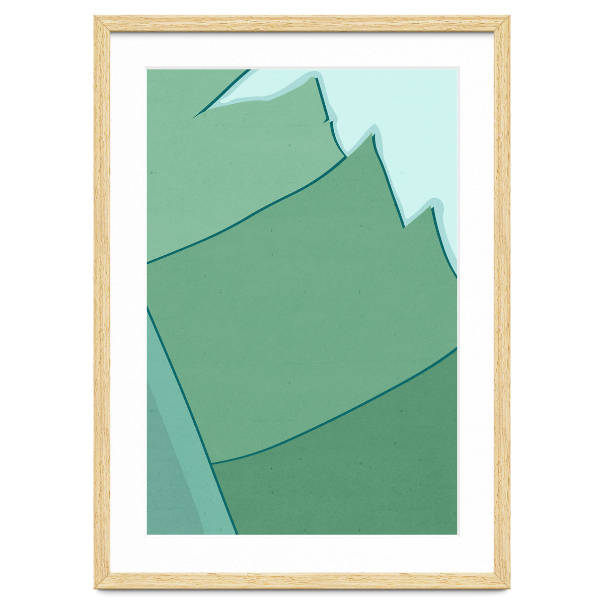 Abstract Banana Leaves Three - Greener Eden