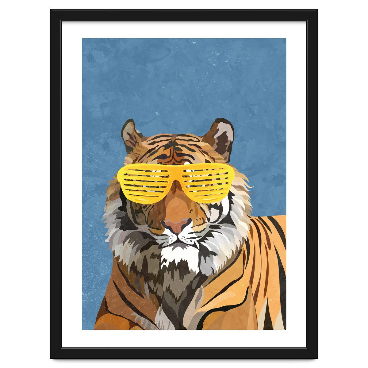 Hip Hop Tiger Yellow and Blue