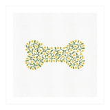 Floral Dog Bone (Print Only) thumbnail