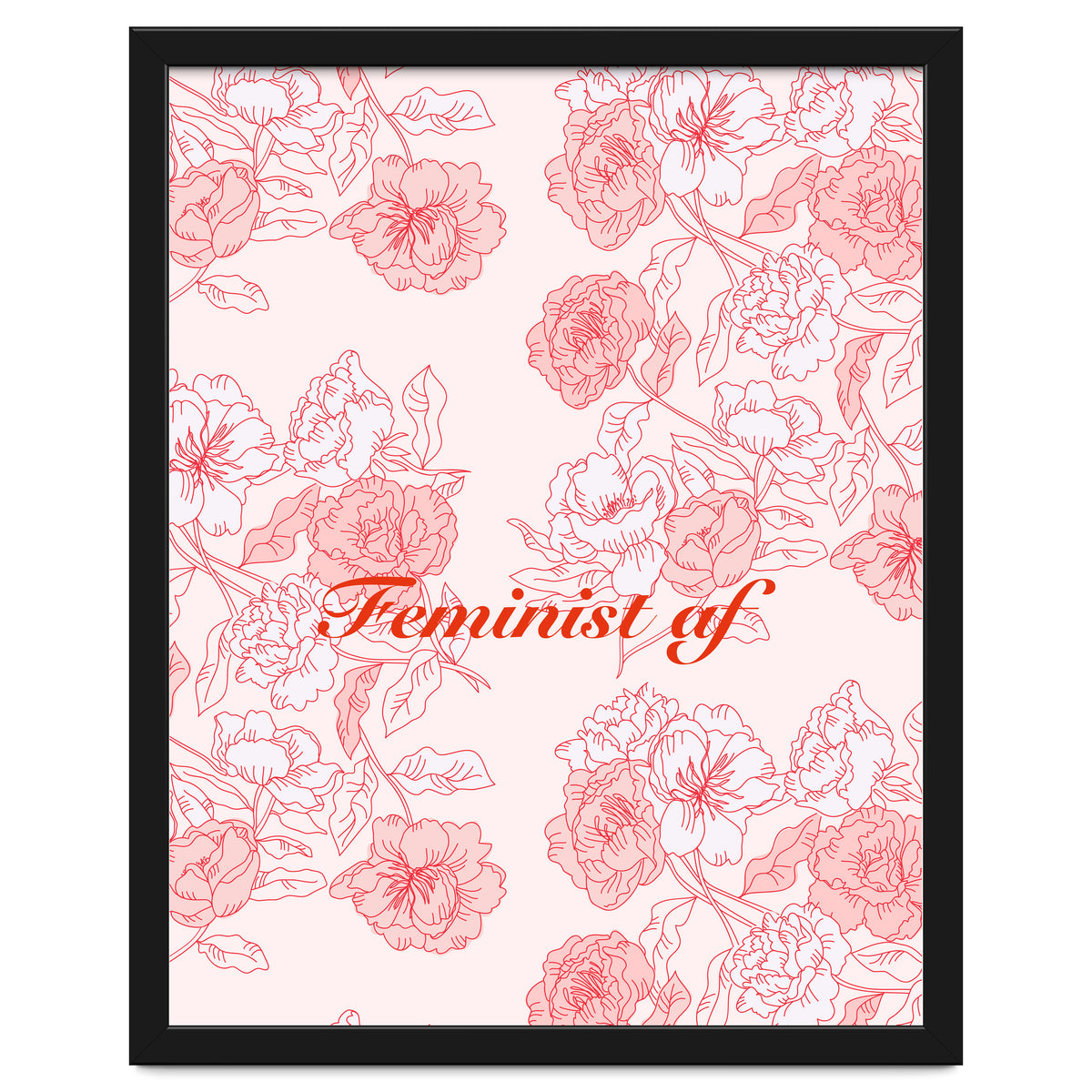 Flowers Feminist Millenialprint