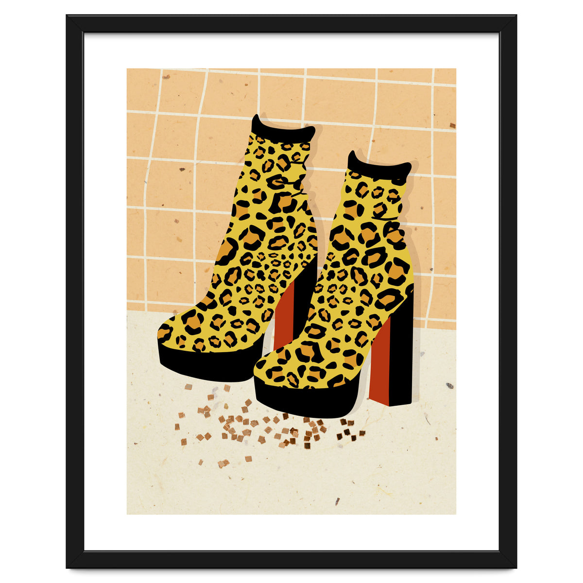 Leopard Disco Platforms