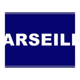 Let`s go to Marseille, France! Blue road sign (Print Only) thumbnail
