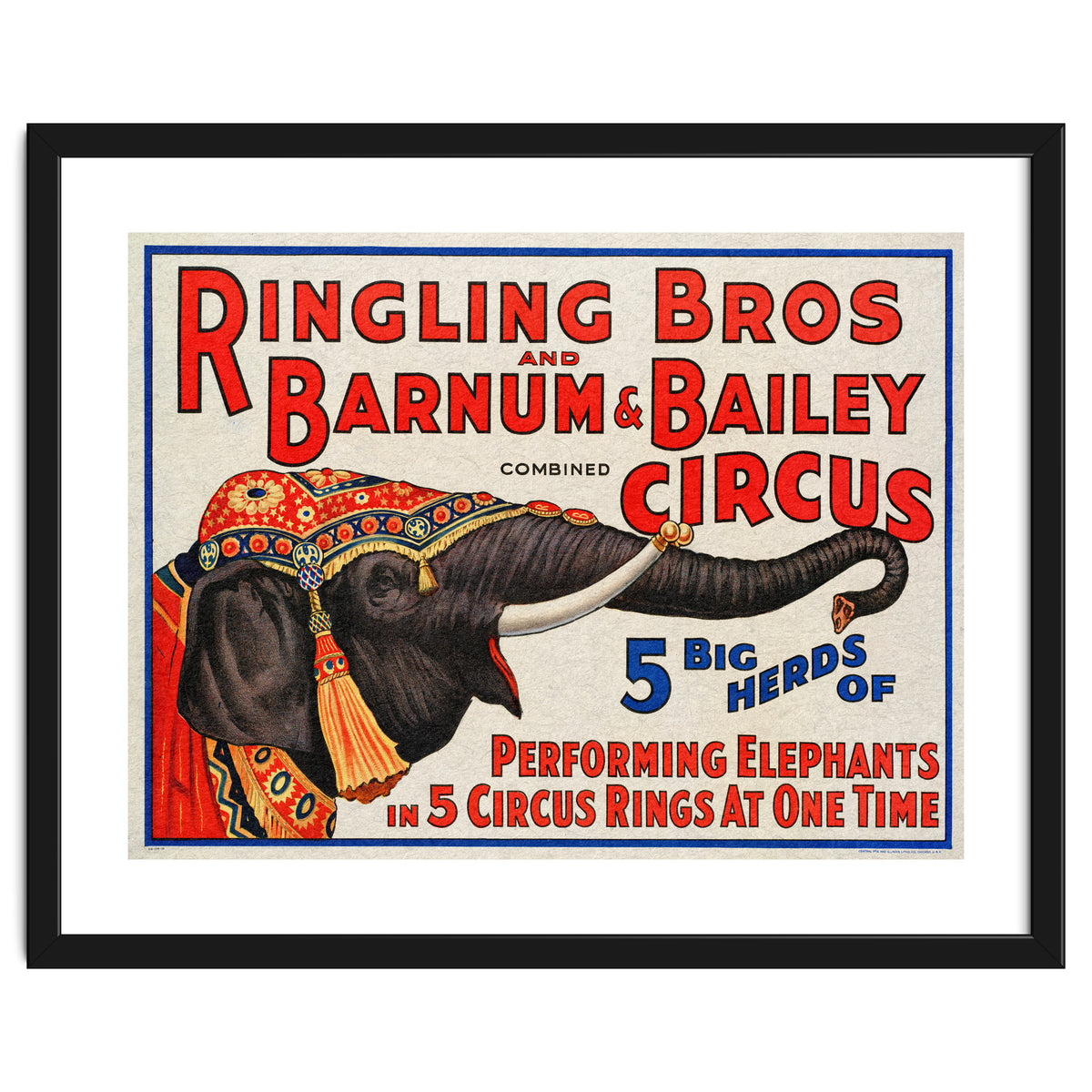 Ringling Bros & Barnum Bailey Circus Advertisement