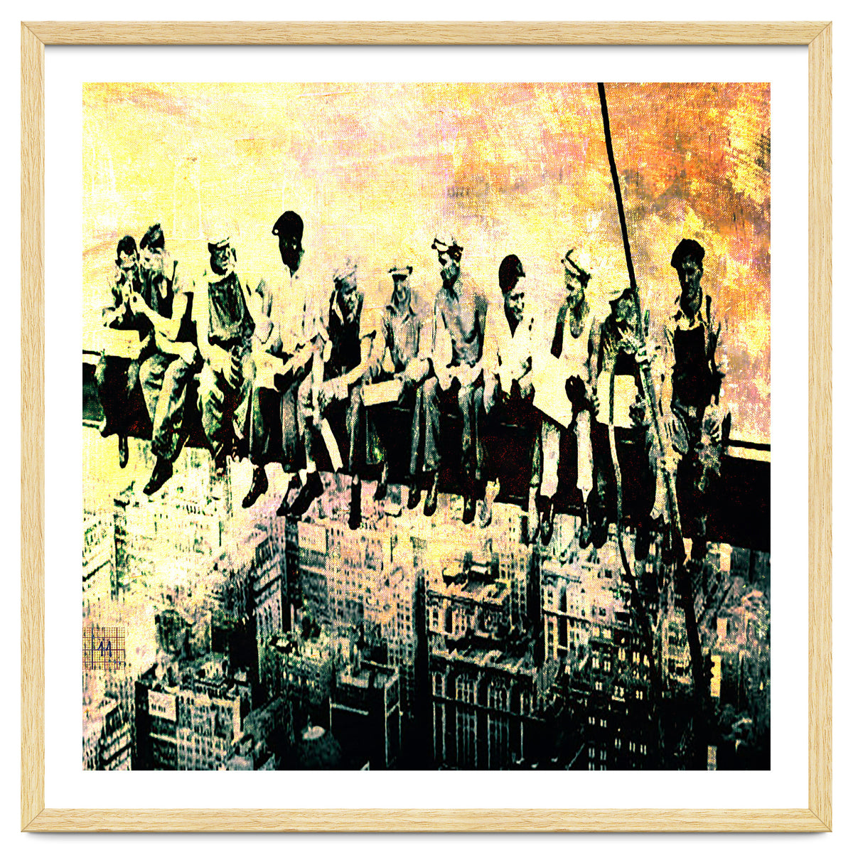 Rereading Lunch Atop A Skyscraper