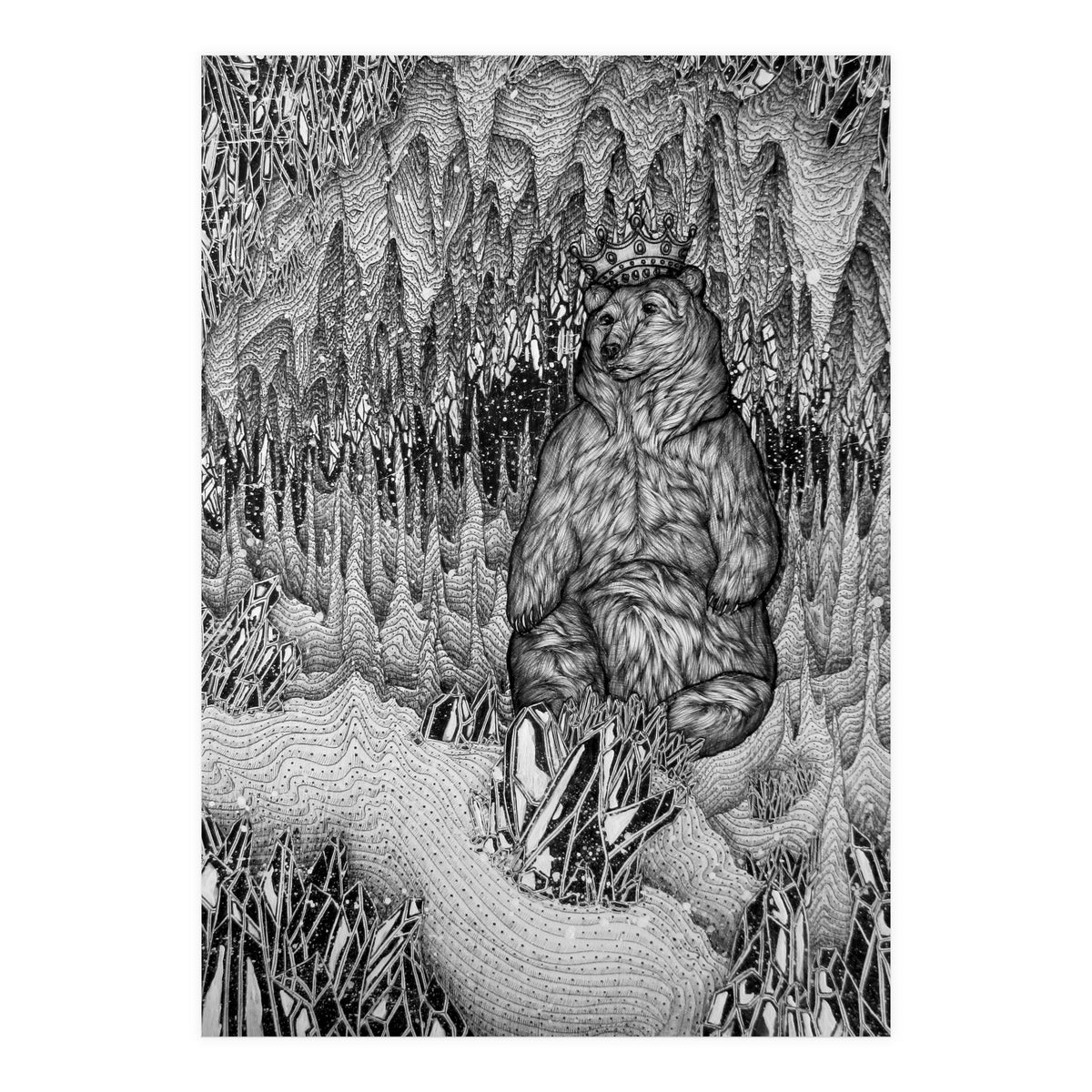 Cave Of The Bear King (Print Only)