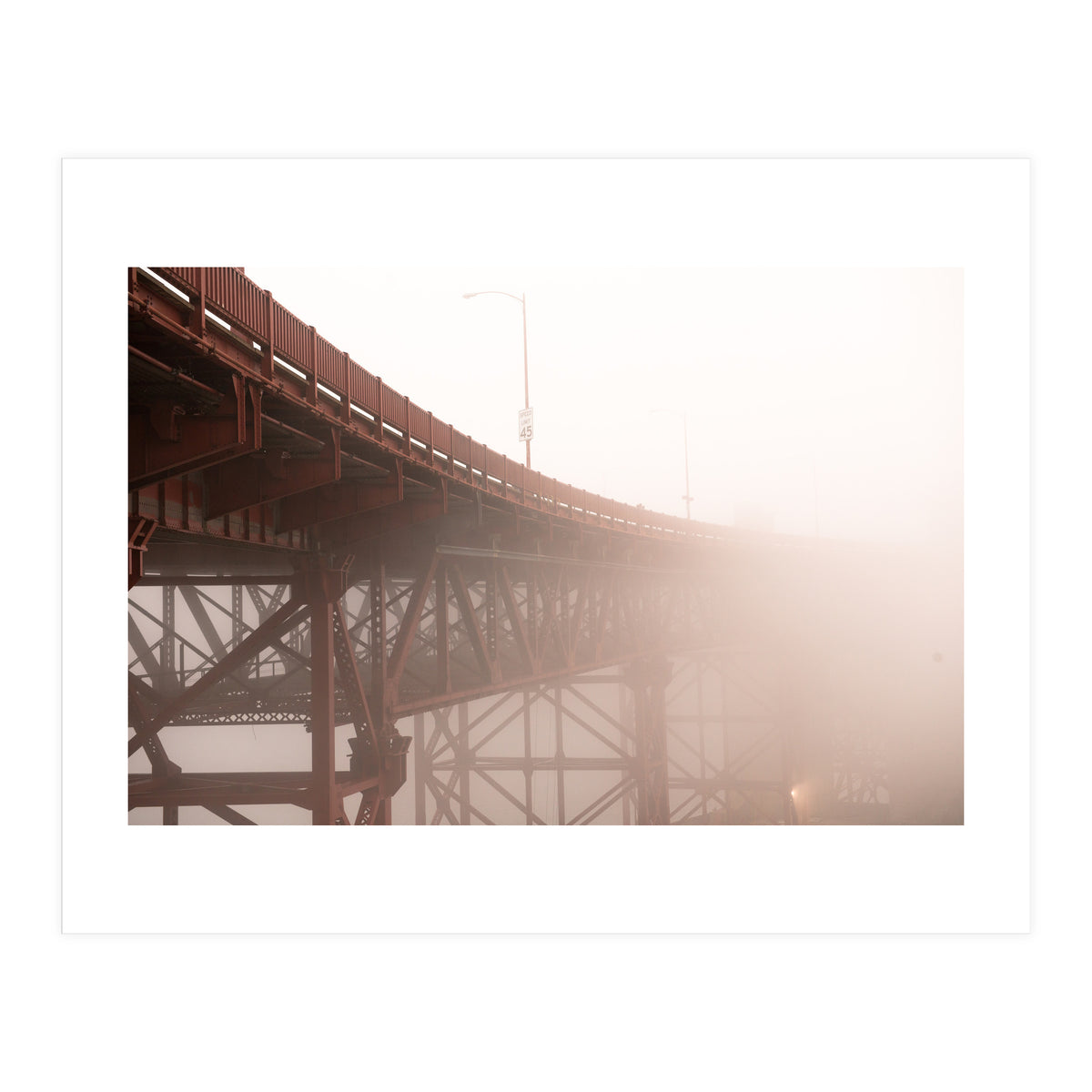 Foggy Golden Gate (Print Only)