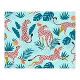 Cheetahs In The Grapefruit Grove, Tropical Jungle bohemian Wildlife, Tiger Wild Cat Nature Forest (Print Only) thumbnail