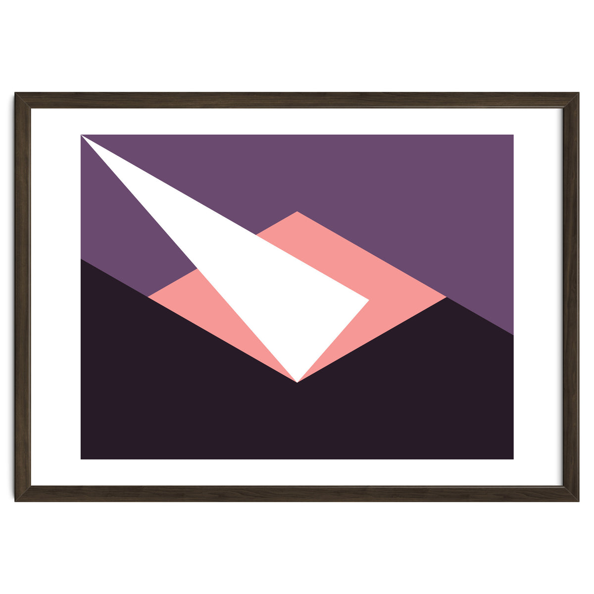 Geometric Shapes No. 59 - pink & purple