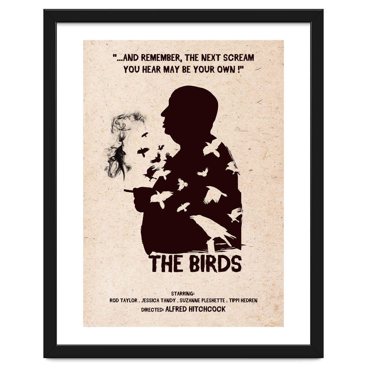 Hitchcock The Birds movie poster