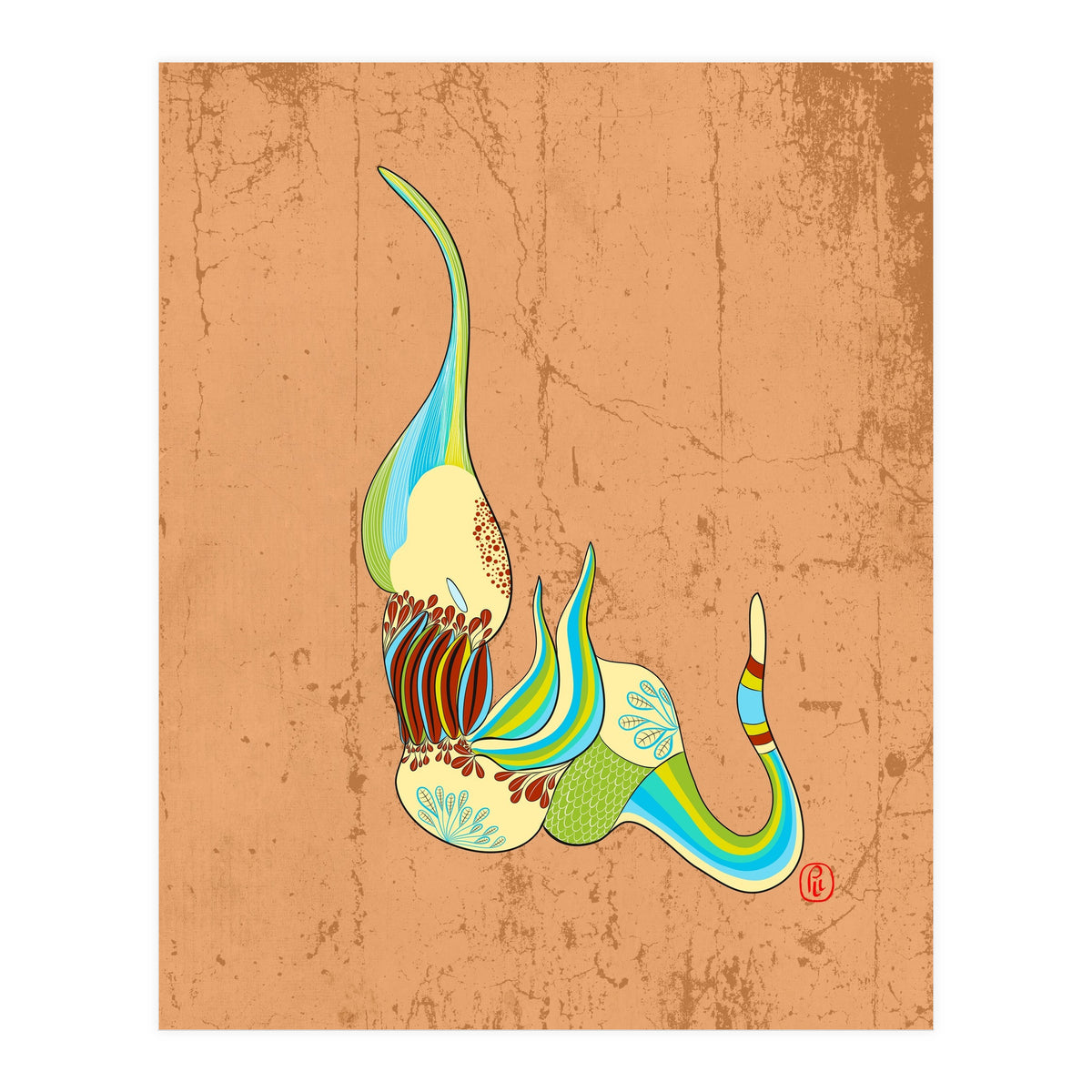 Floating Creature (Print Only)