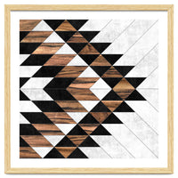 Urban Tribal Pattern No.9 - Concrete and Wood