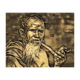 Old Man with Pipe (Print Only) thumbnail