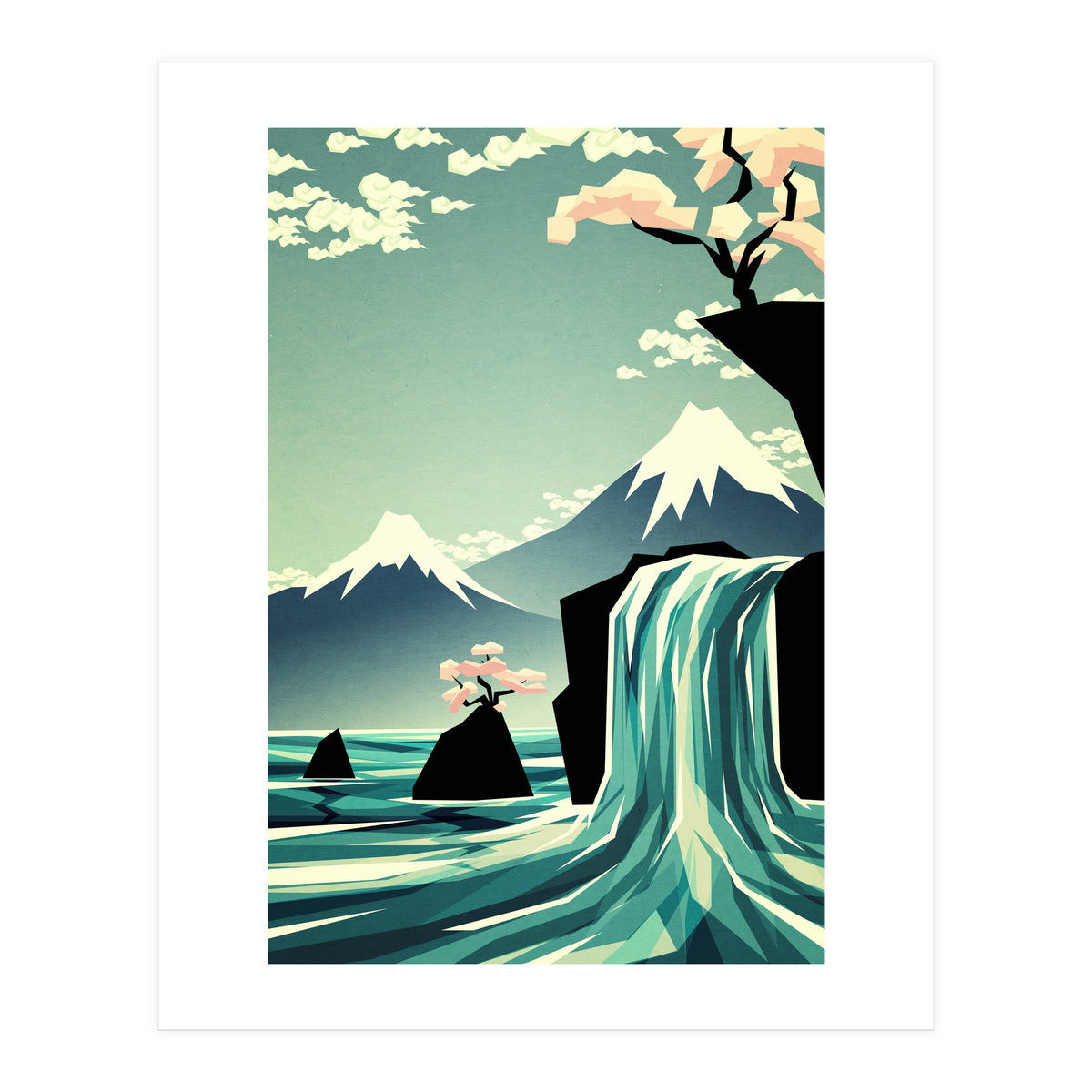 Waterfall Blossom Dream (Print Only)