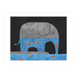 Thirsty Elephant (Print Only) thumbnail
