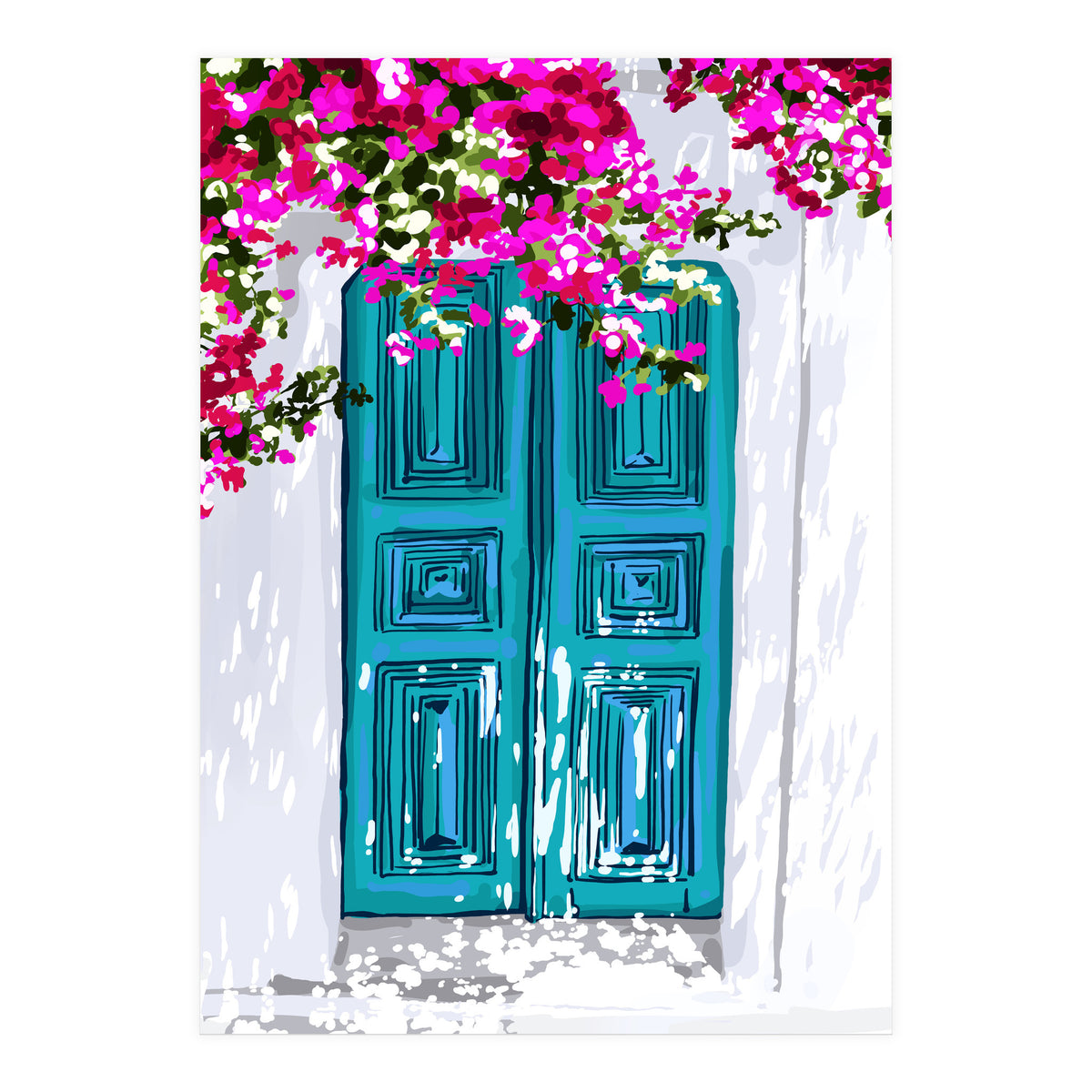 Another Santorini Home (Print Only)