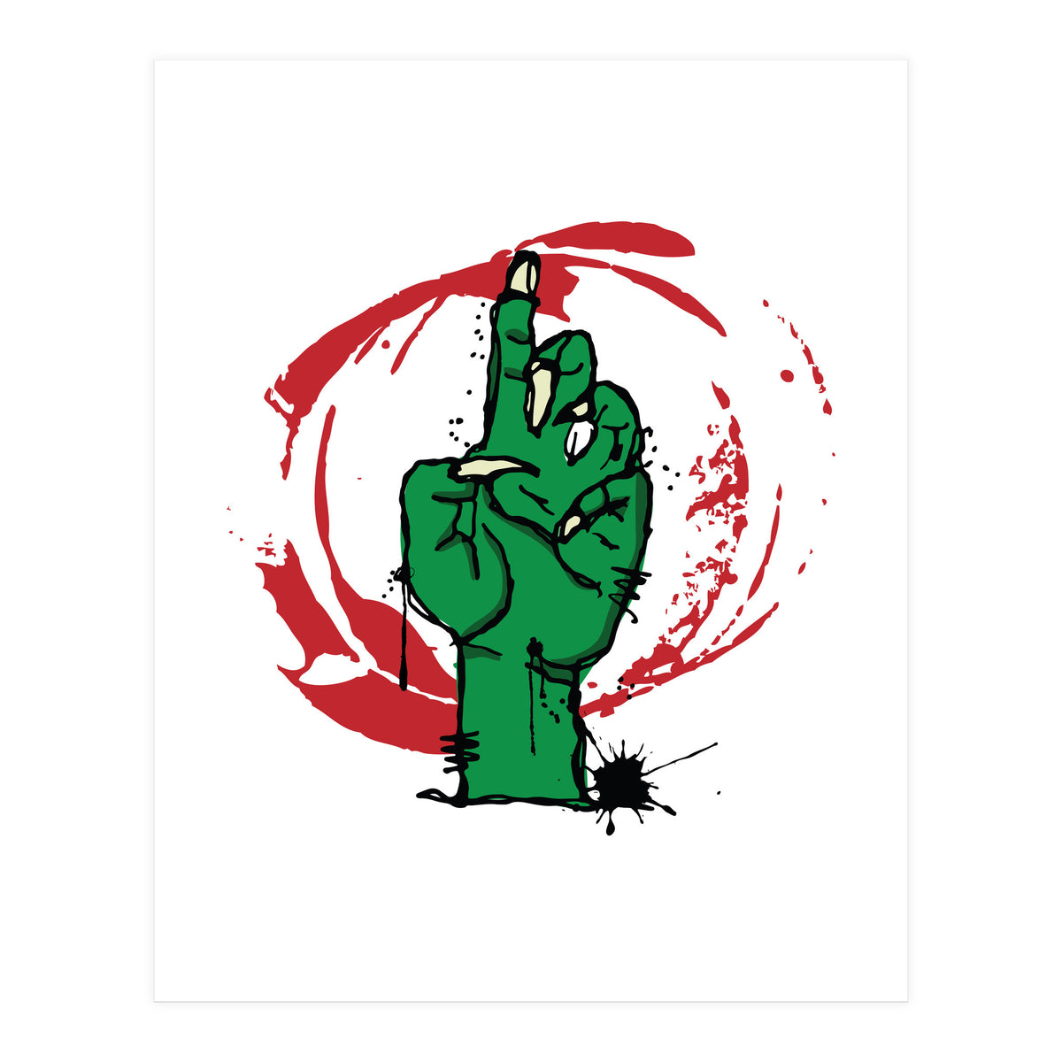 Zombie Hand (Print Only)