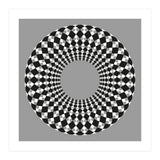 Black and white round (Print Only) thumbnail