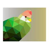 Red Crested Turaco Low Poly Art (Print Only) thumbnail