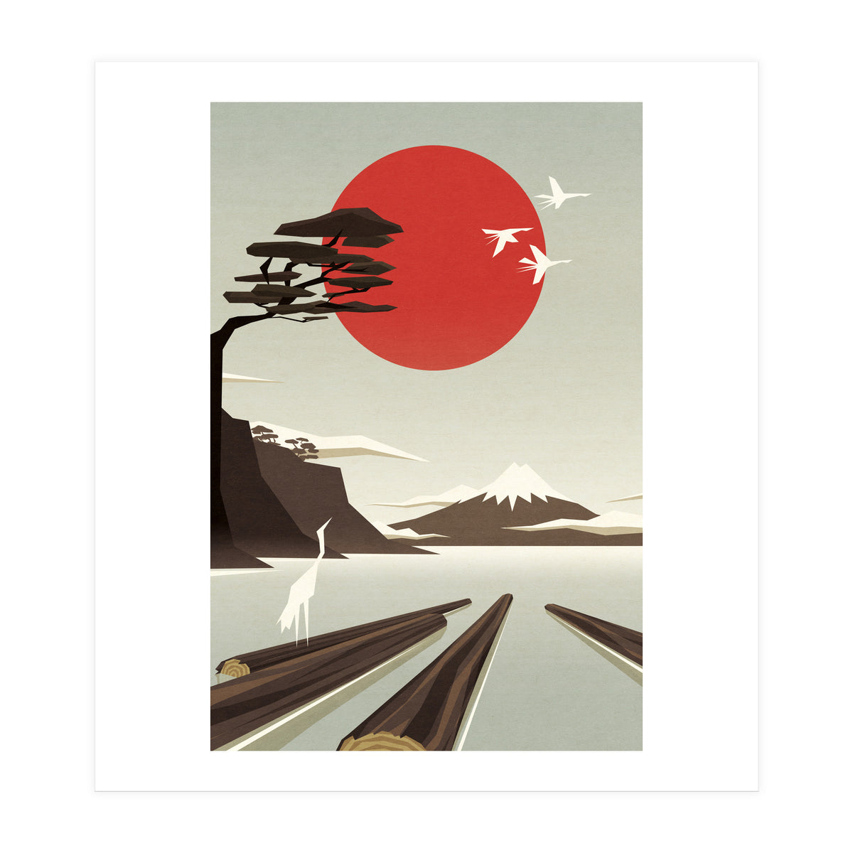 3 Vacant Logs (Print Only)