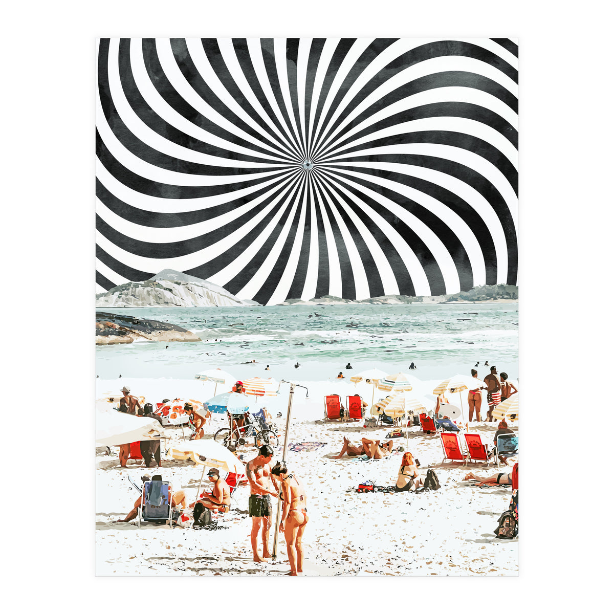 Summer On The Beach (Print Only)