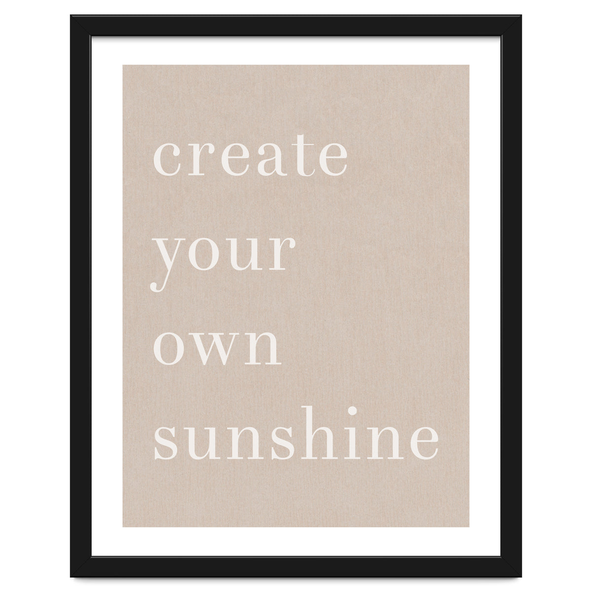 Create You Own Sunshine
