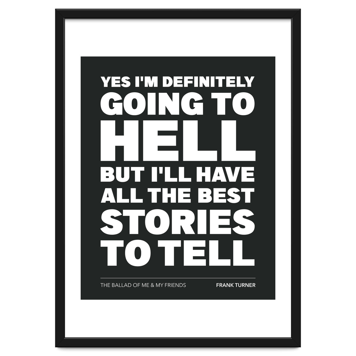 Frank Turner - The Ballad Of Me & My Friends