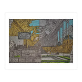 Louvre Museum Coloured (Print Only) thumbnail