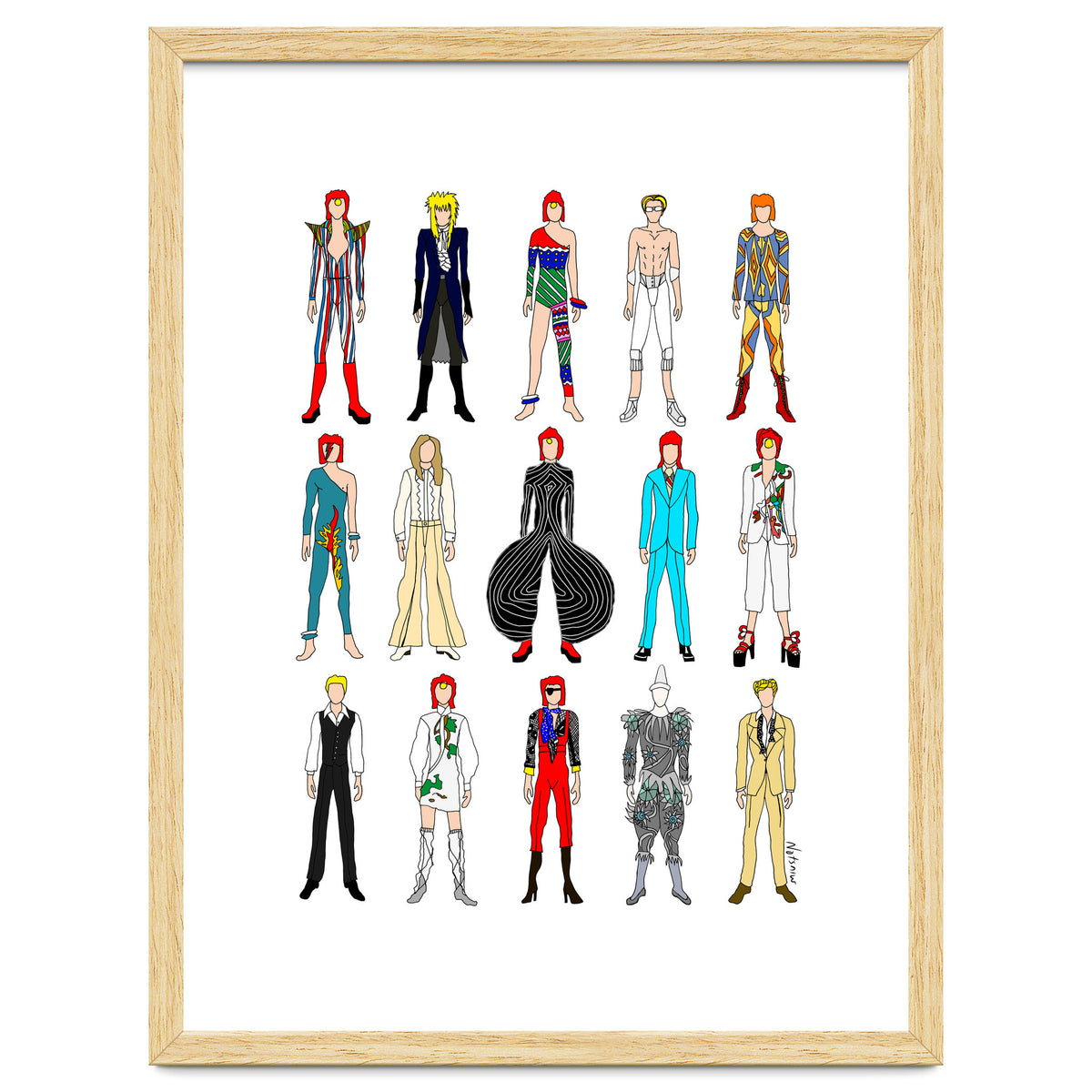 Outfits of Bowie Fashion