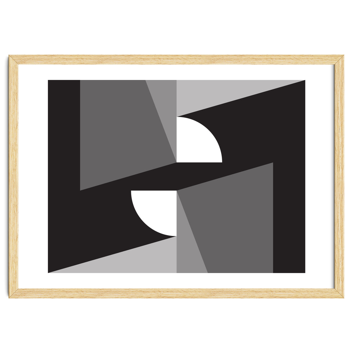 Geometric Shapes No. 11 - monochrome