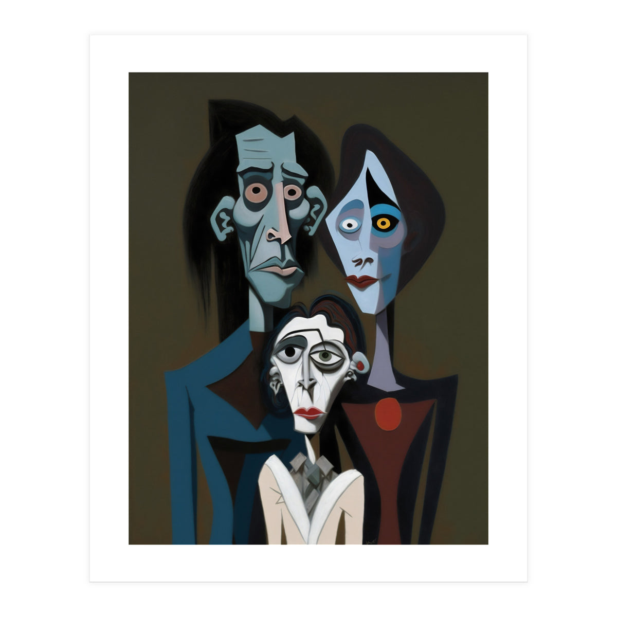 Gothic Family Portrait (Print Only)