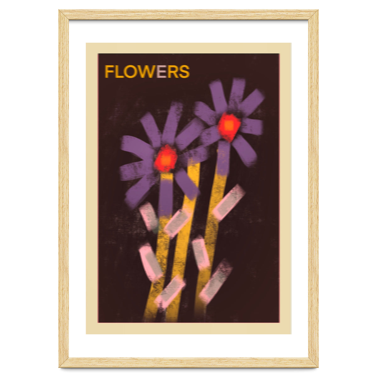Blurry flowers