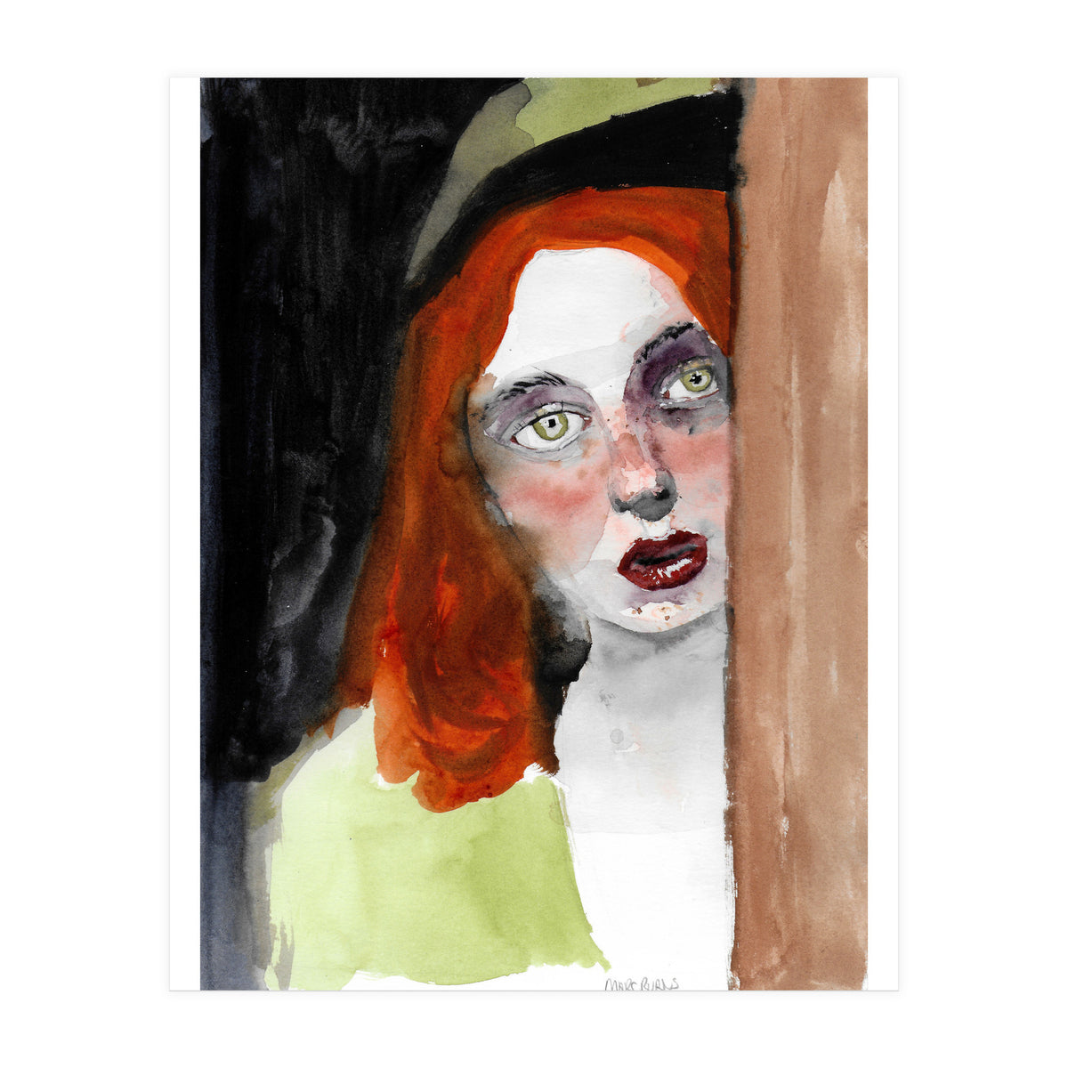Untitled #017 - Woman with red hair (Print Only)
