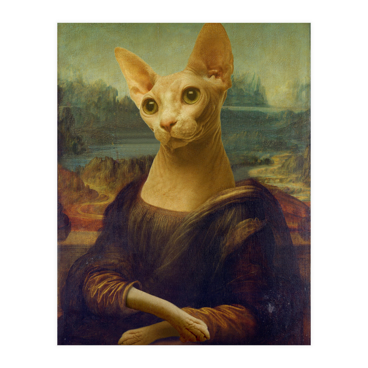 Mona Lisa Sphynx (Print Only)