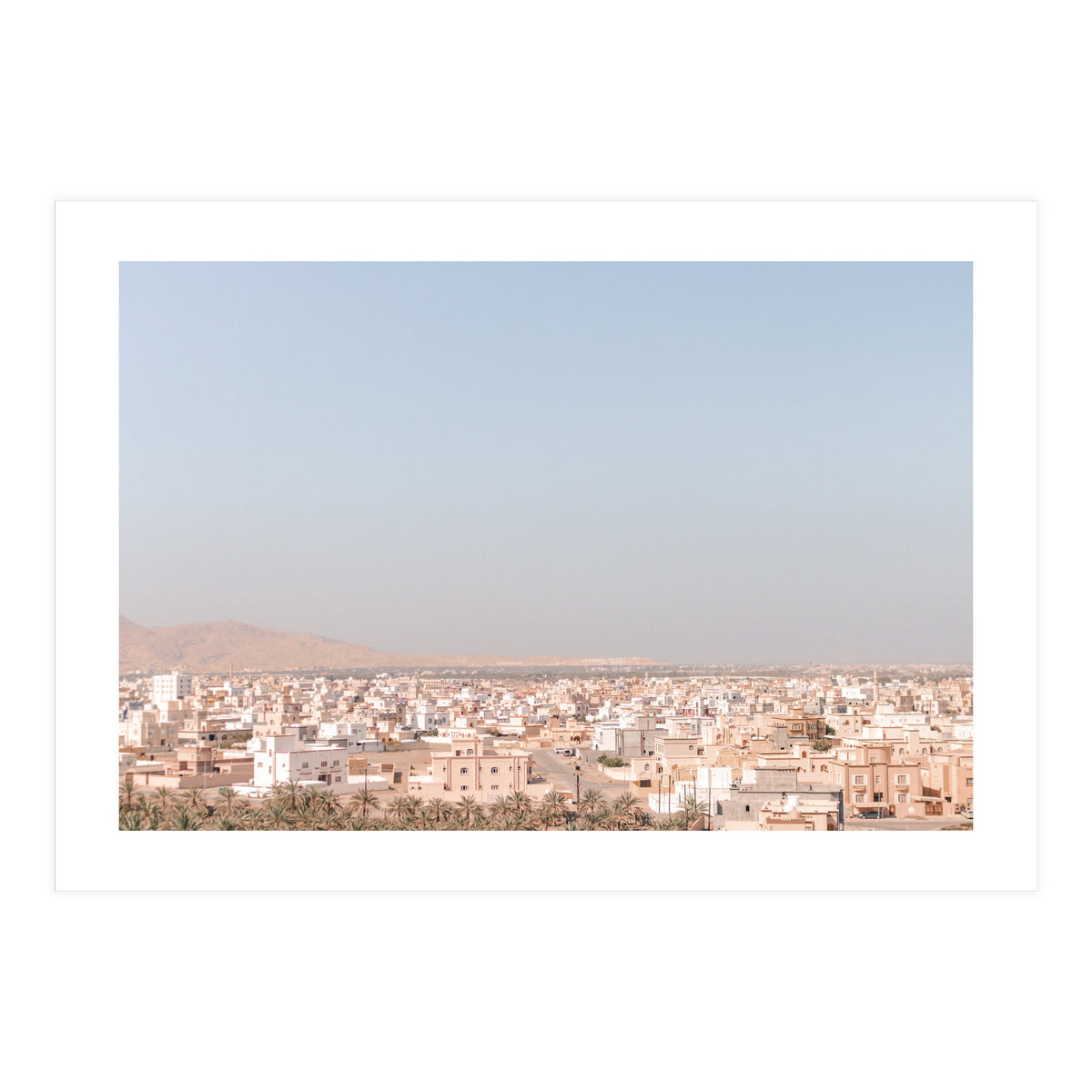 Oman, Middle East City View (Print Only)
