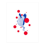 blue flamingo (Print Only) thumbnail