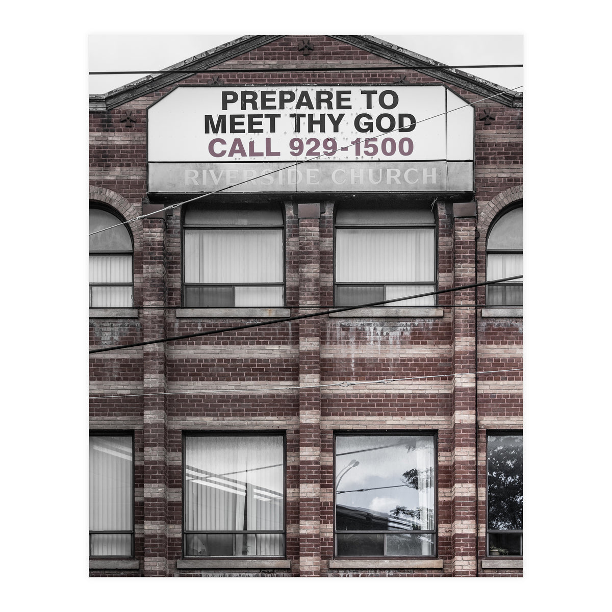 King Street East Methodist Church No 2 Color Version (Print Only)